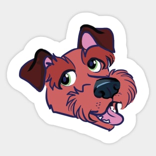 Mutt Dog Design Sticker